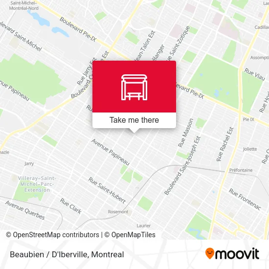 Beaubien / D'Iberville map