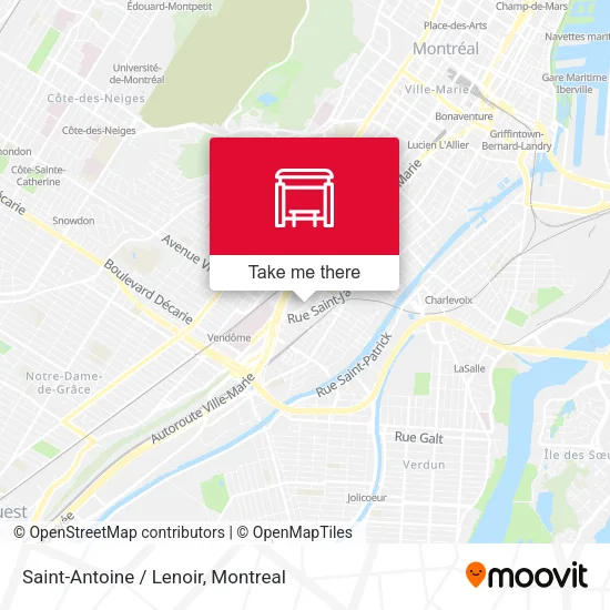 Saint-Antoine / Lenoir map