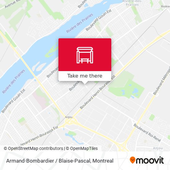Armand-Bombardier / Blaise-Pascal map