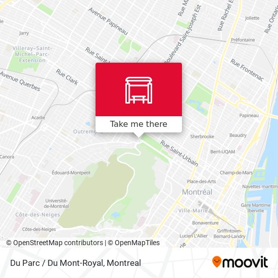 Du Parc / Du Mont-Royal map