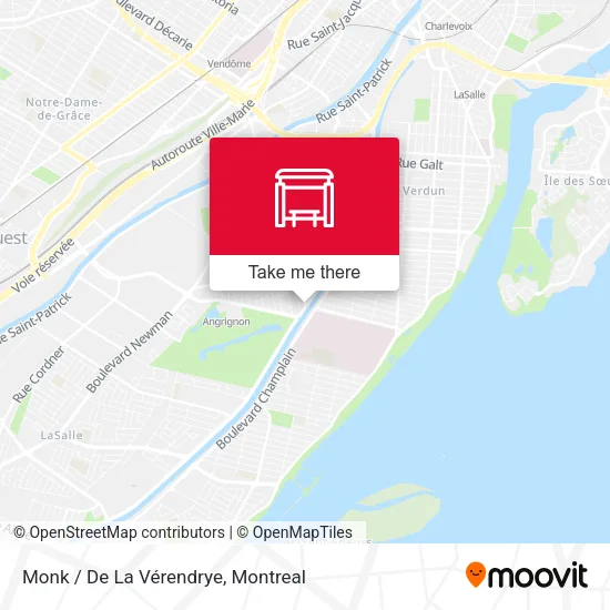 Monk / De La Vérendrye map