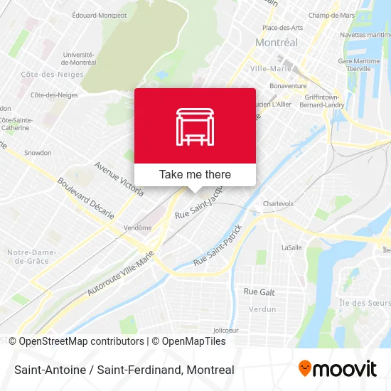 Saint-Antoine / Saint-Ferdinand map