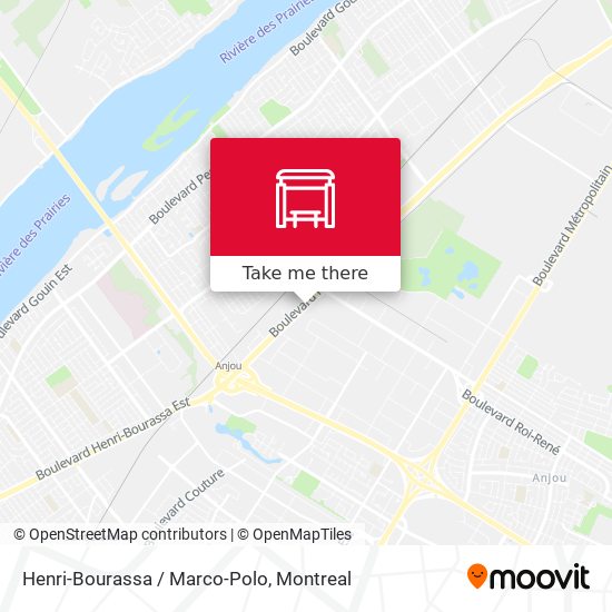 Henri-Bourassa / Marco-Polo map