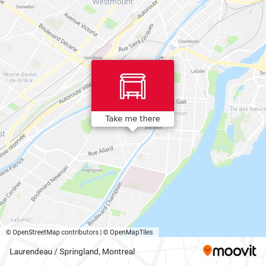 Laurendeau / Springland map