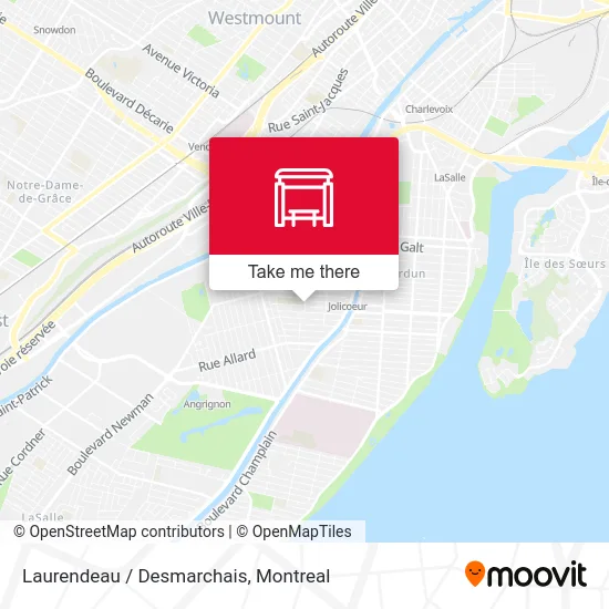 Laurendeau / Desmarchais map