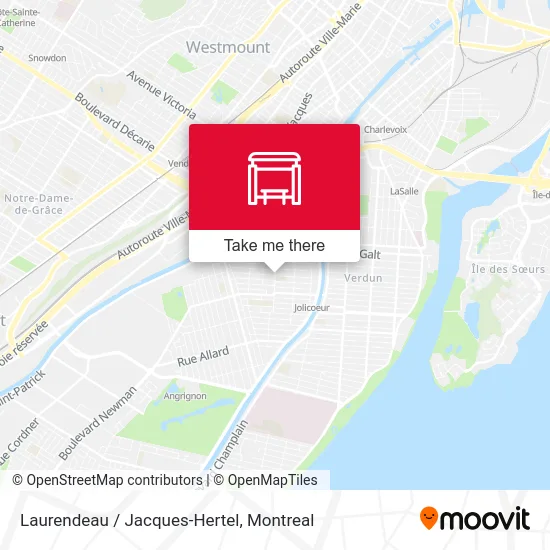 Laurendeau / Jacques-Hertel map