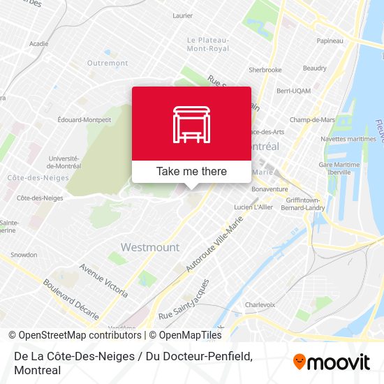 De La Côte-Des-Neiges / Du Docteur-Penfield map