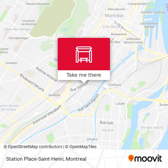 Station Place-Saint-Henri map