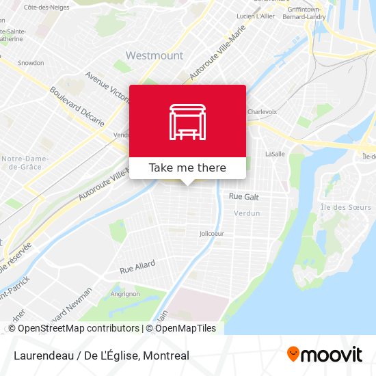Laurendeau / De L'Église map