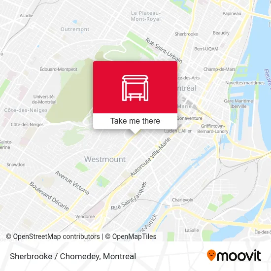 Sherbrooke / Chomedey map