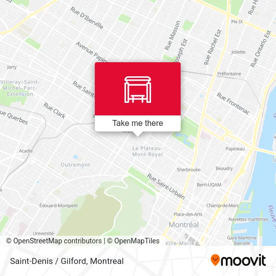 Saint-Denis / Gilford map