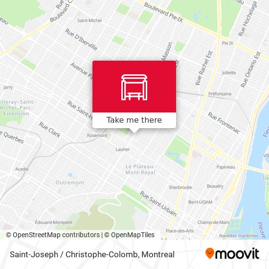 Saint-Joseph / Christophe-Colomb map