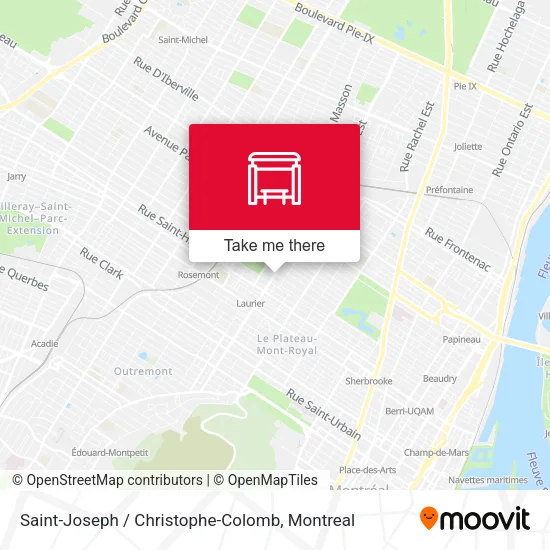 Saint-Joseph / Christophe-Colomb map