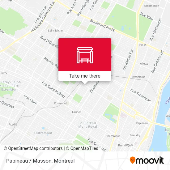 Papineau / Masson map