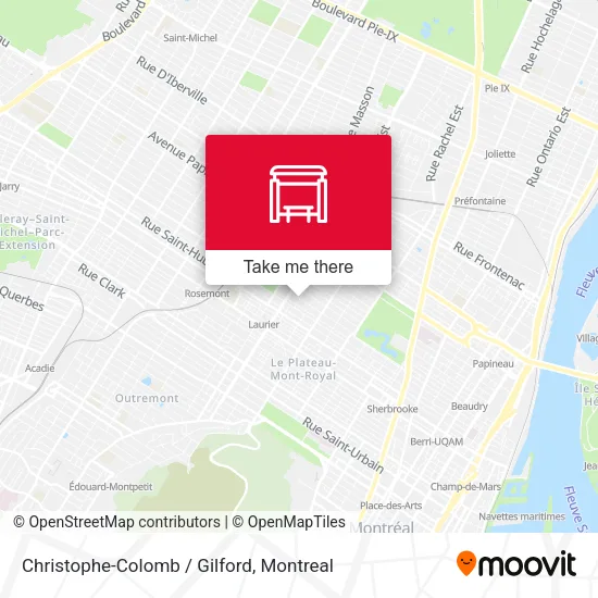 Christophe-Colomb / Gilford map