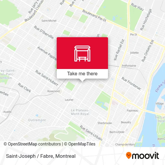 Saint-Joseph / Fabre map