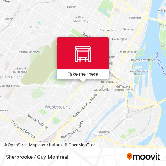 Sherbrooke / Guy map