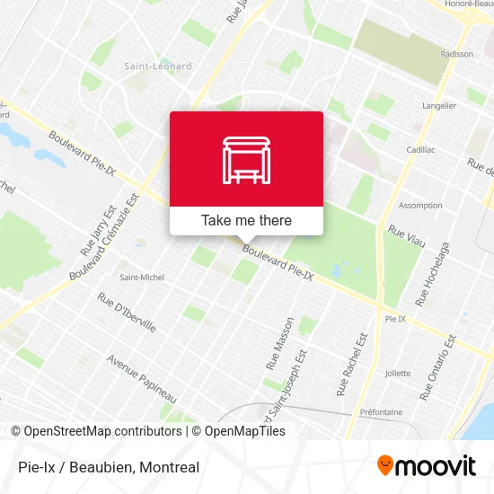 Pie-Ix / Beaubien map