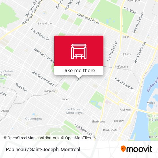 Papineau / Saint-Joseph map