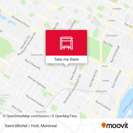 Saint-Michel / Holt map