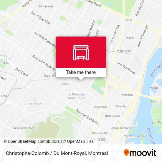 Christophe-Colomb / Du Mont-Royal map