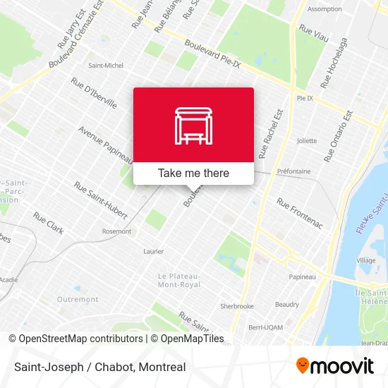 Saint-Joseph / Chabot map