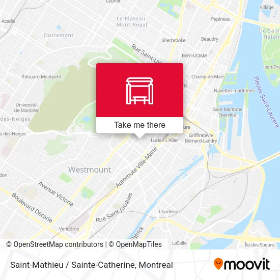 Saint-Mathieu / Sainte-Catherine map