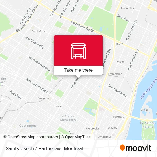 Saint-Joseph / Parthenais map