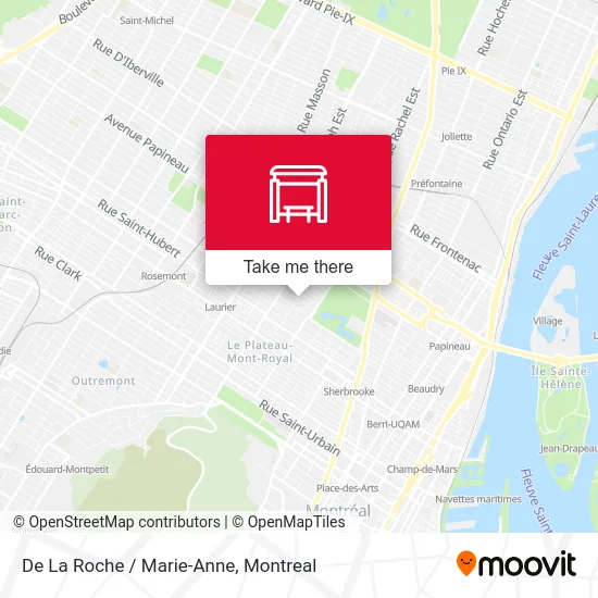 De La Roche / Marie-Anne map