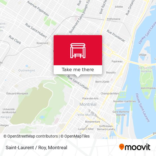 Saint-Laurent / Roy map
