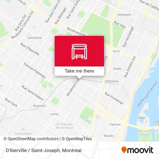 D'Iberville / Saint-Joseph map