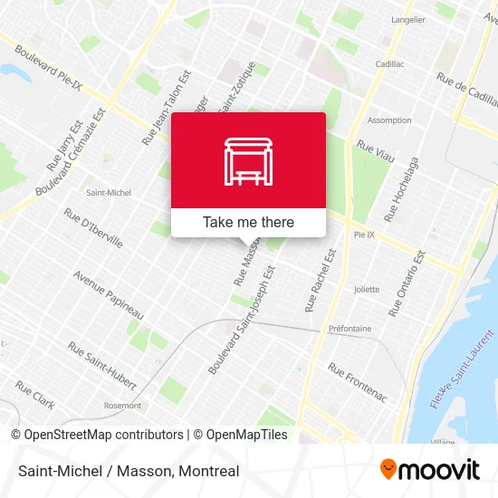 Saint-Michel / Masson map