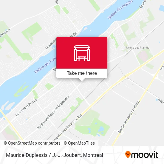 Maurice-Duplessis / J.-J.-Joubert map