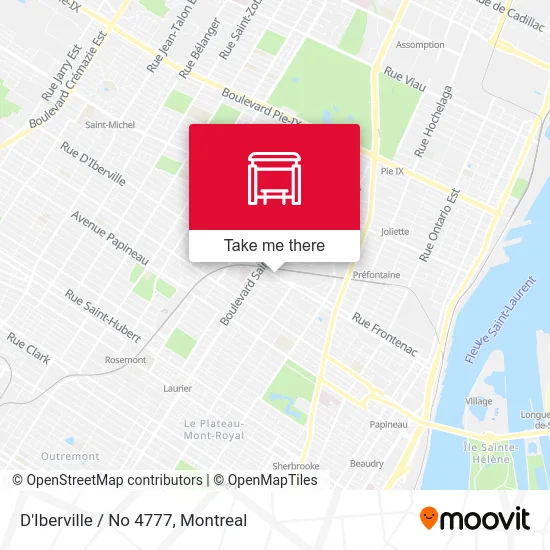 D'Iberville / No 4777 map