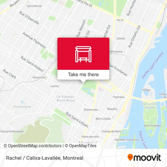 Rachel / Calixa-Lavallée map