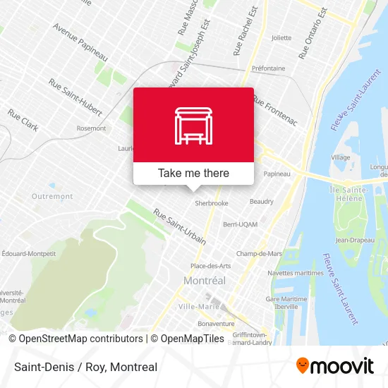 Saint-Denis / Roy map