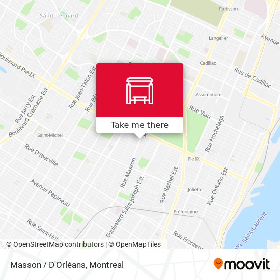 Masson / D'Orléans map