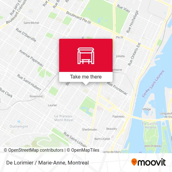 De Lorimier / Marie-Anne map