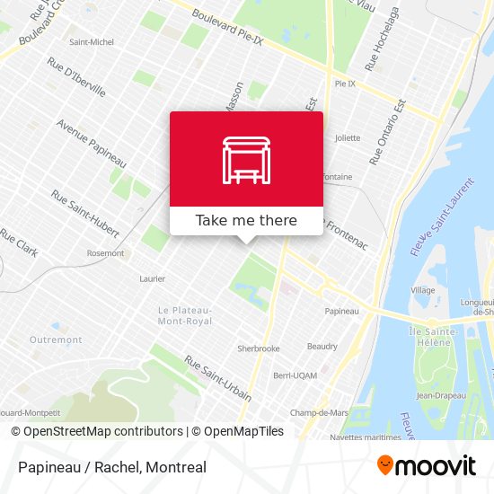 Papineau / Rachel map