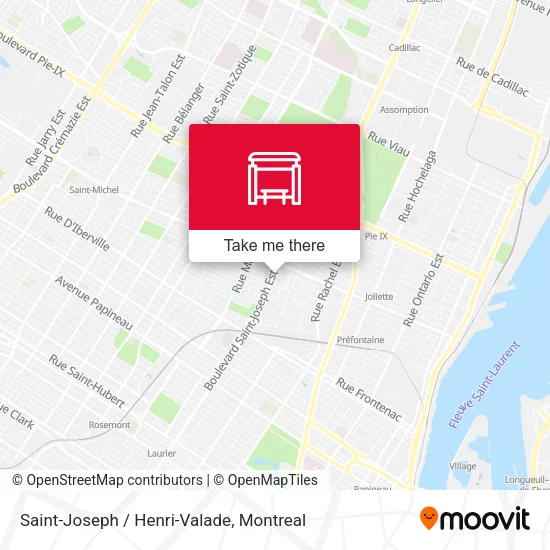 Saint-Joseph / Henri-Valade map