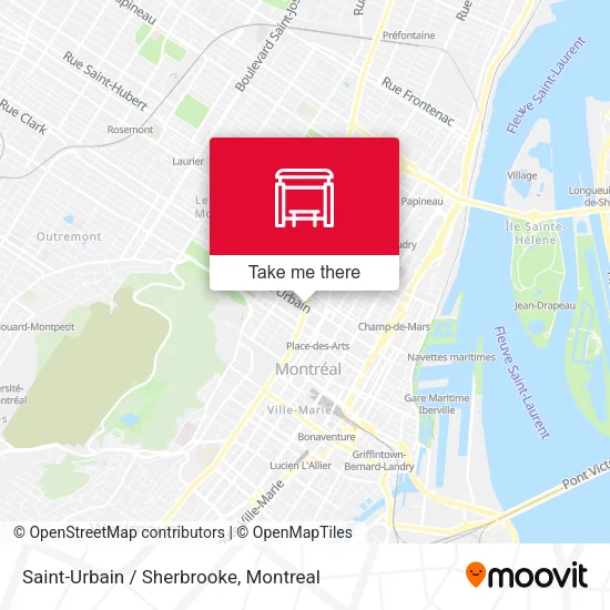 Saint-Urbain / Sherbrooke map