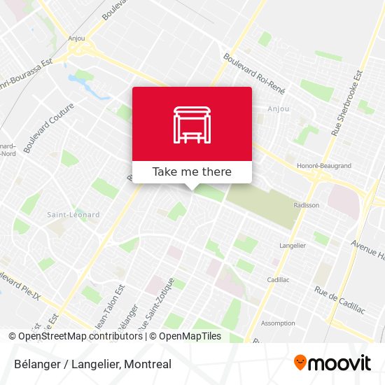 Bélanger / Langelier map