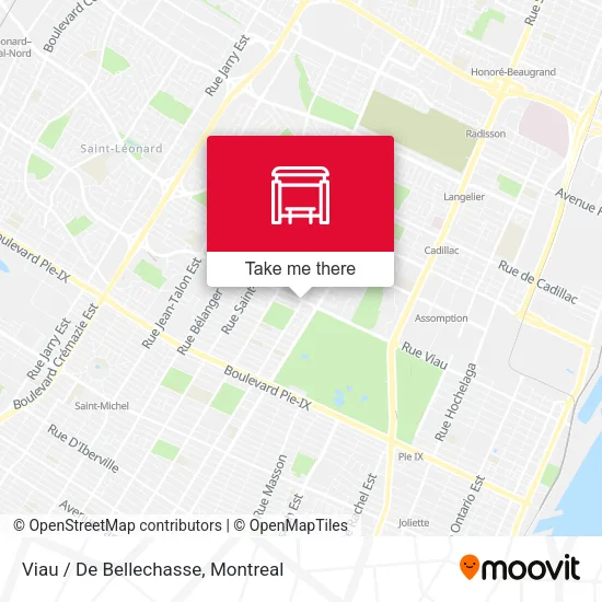 Viau / De Bellechasse map