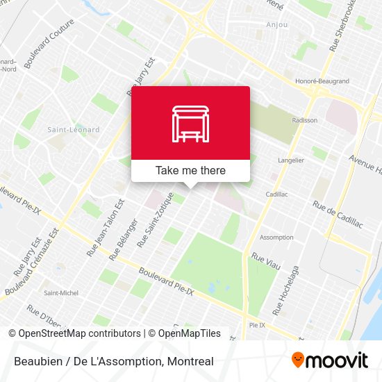 Beaubien / De L'Assomption map