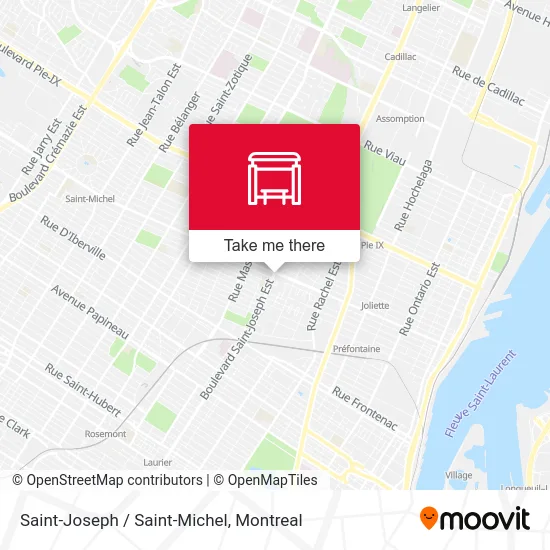 Saint-Joseph / Saint-Michel map