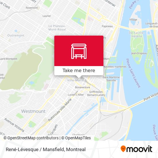 René-Lévesque / Mansfield map