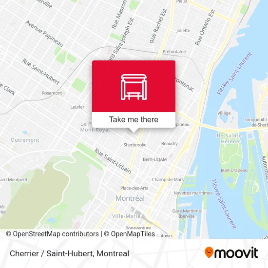 Cherrier / Saint-Hubert map