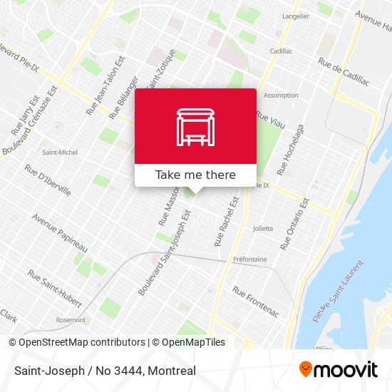 Saint-Joseph / No 3444 map