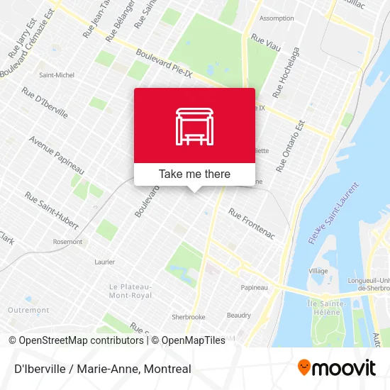 D'Iberville / Marie-Anne map