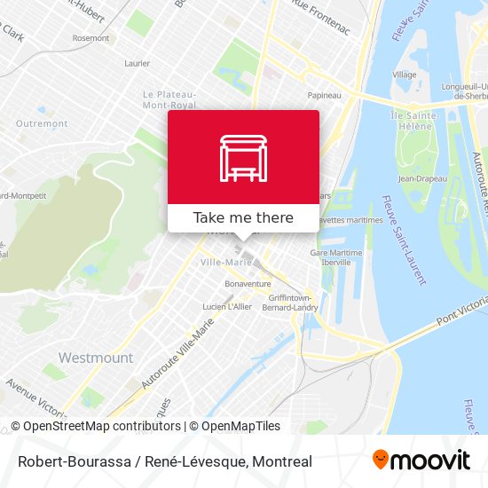 Robert-Bourassa / René-Lévesque map